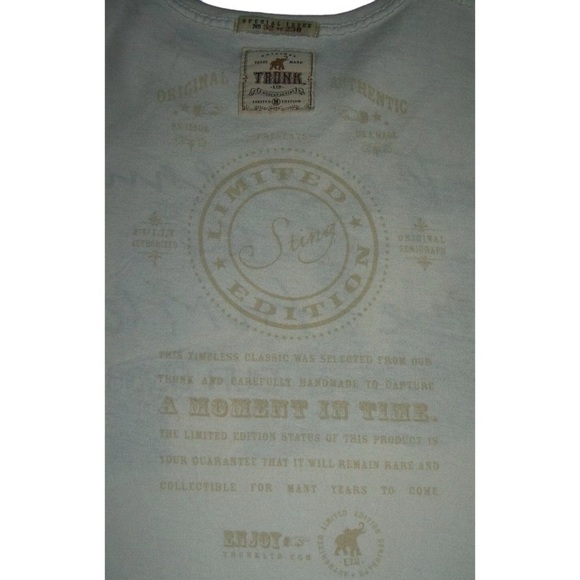 Trunk LTD Tee Shirt Sting Limited Edition Unisex Band Rock Punk alt egirl Grunge - Picture 6 of 9
